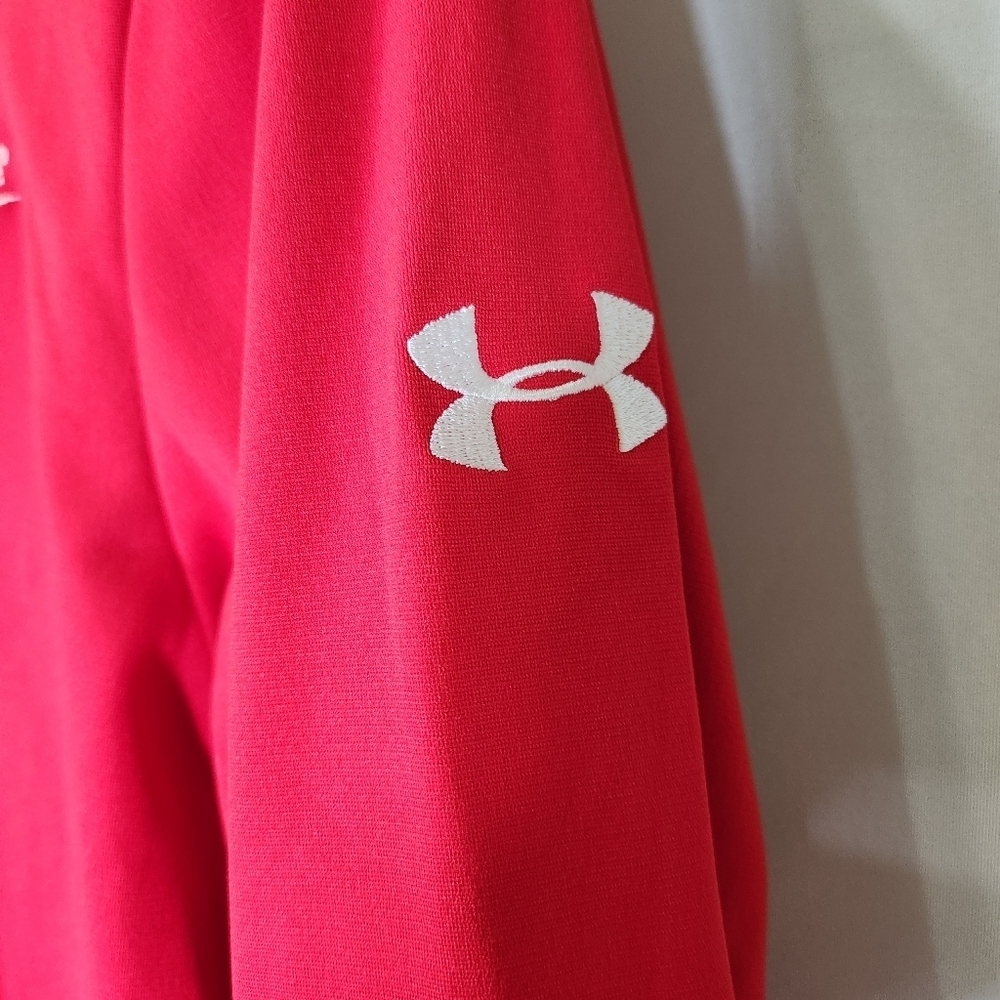 NWT Under Armour Red Athletic Lightweight Shirt Jacket - Picture 5 of 8